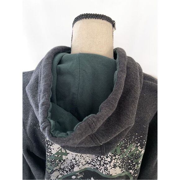 NFL NY Jets Hoodie |  Zip Up, Paint Splatter Logo - Picture 4 of 9